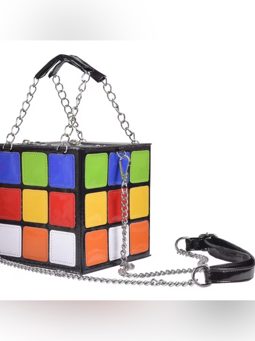 {NEW} Women's Rubik's Cube Shaped Handbag